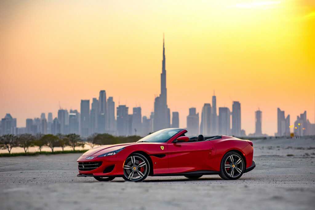 Ferrari Portofino for rent in Dubai