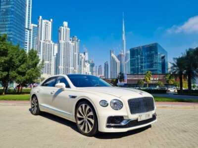 BENTLEY FLYING SPUR White — Дубай