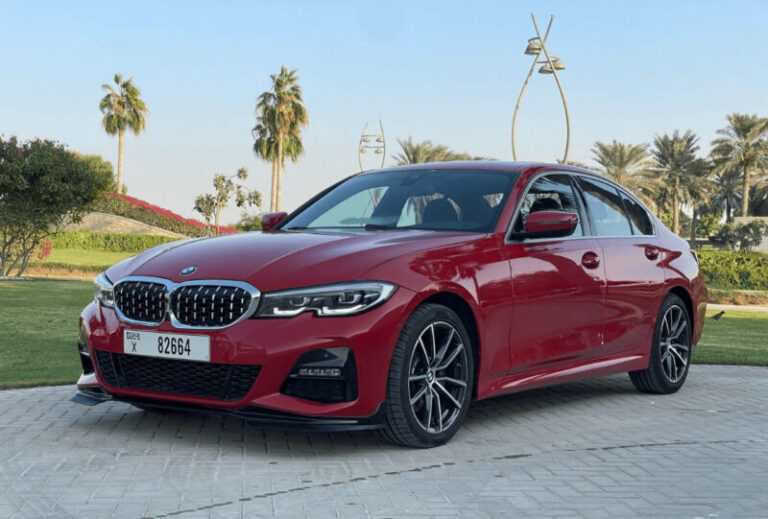 BMW 330I 2020 Red for rent