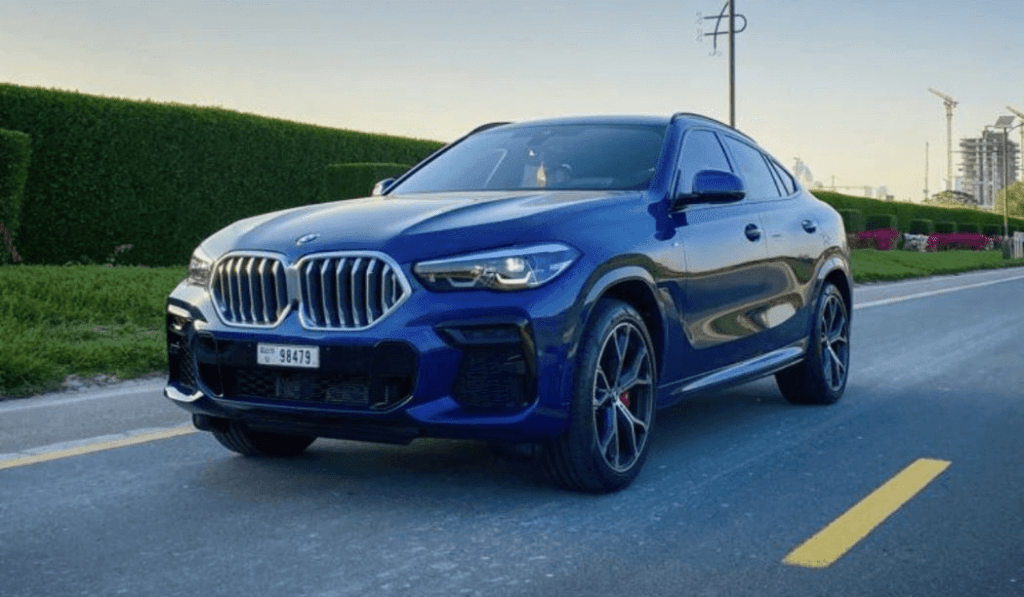 BMW X6 2022 Blue for rent in Dubai