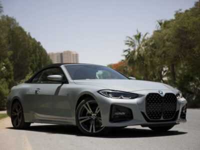 BMW 420i Convertible Gray