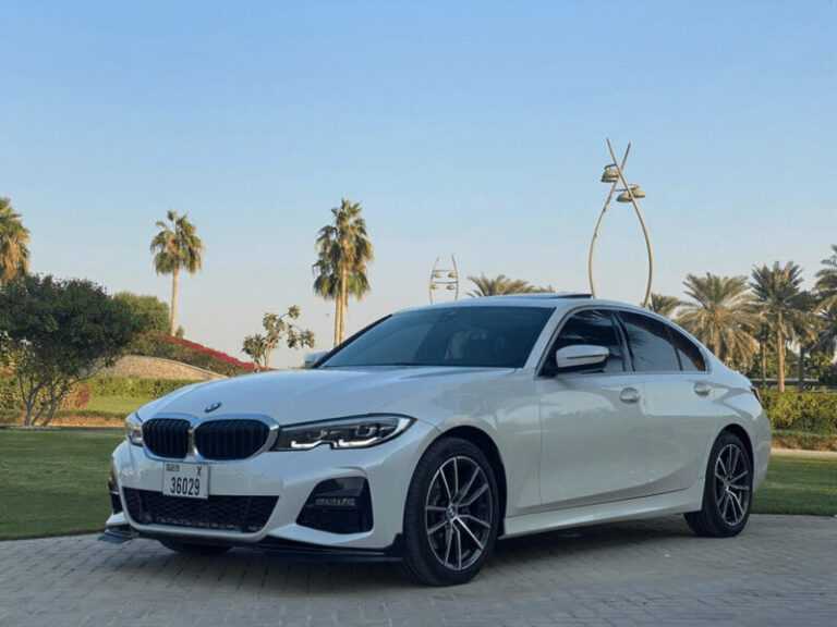 BMW 330I 2020 White for rent
