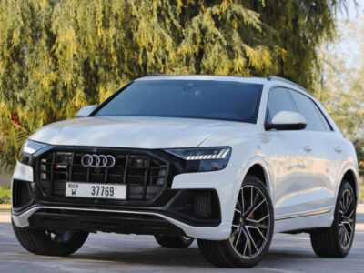 Audi Q8 2021 White — Dubai
