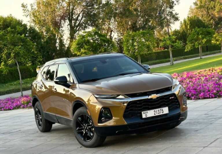 Chevrolet Blazer 2021 Gold for rent