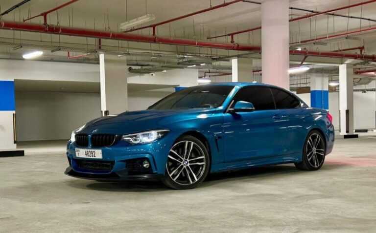 BMW 430i 2019 Blue for rent