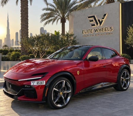Ferrari Purosangue 2024 for rent