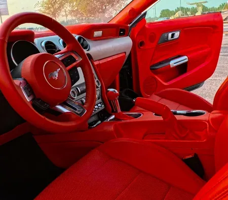 Ford Mustang Convertible 2021 in Dubai — photo 3