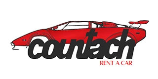 Countach Rent a Car logo